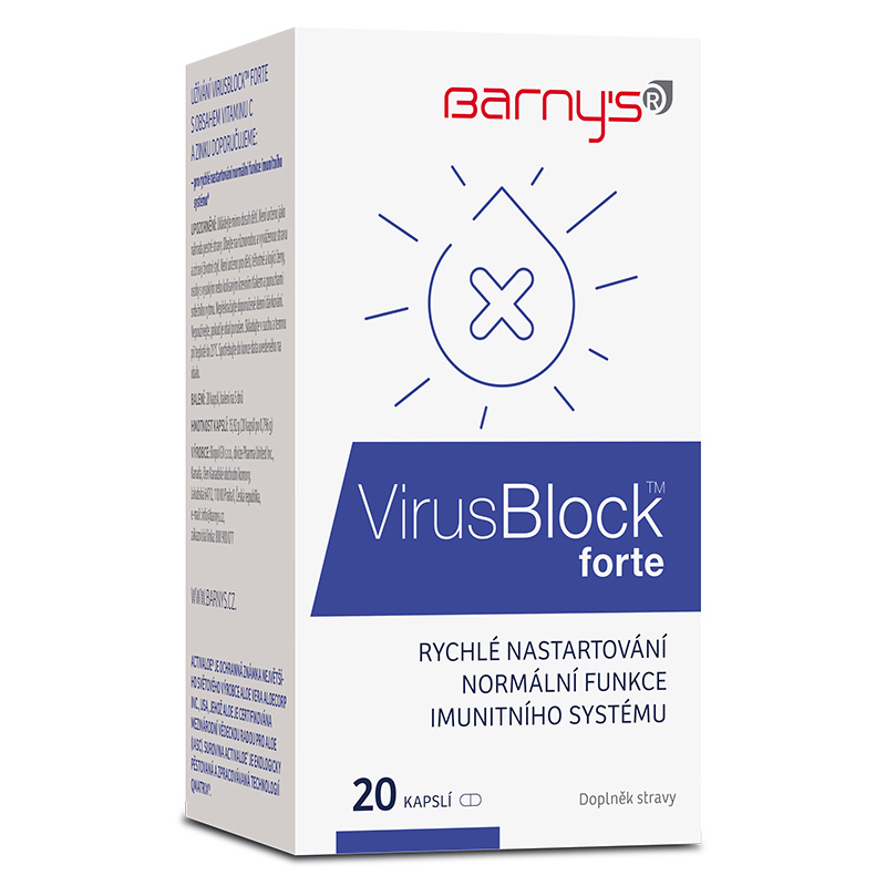 Barny's VirusBlock™ forte, 20 kapslí