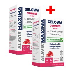 GELOWA GUMMIES JAHODA, 60 žvýkacích bonbónů + 30 kapslí, 1+1 ZDARMA