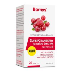 SuperCranberry™ kanadské brusinky SUPER SILNÉ, 20 kapslí