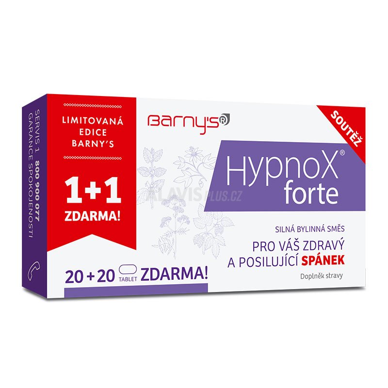 Barny's HypnoX® forte, 20+20 tablet ZDARMA