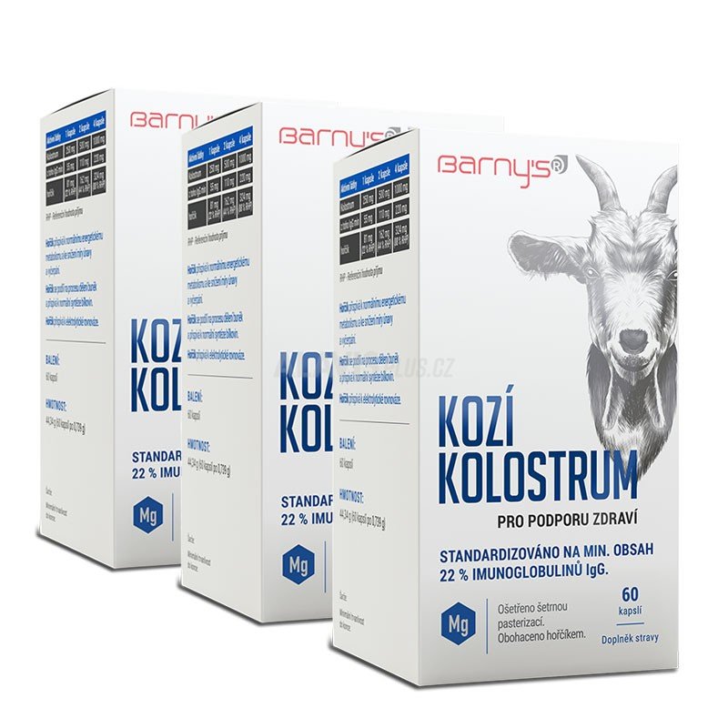 Barnys Kozí Kolostrum, 3x60 kapslí :: Alavis-plus.cz