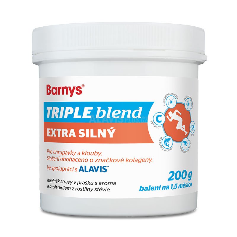 Barnys TRIPLE blend EXTRA SILNÝ, 200 g