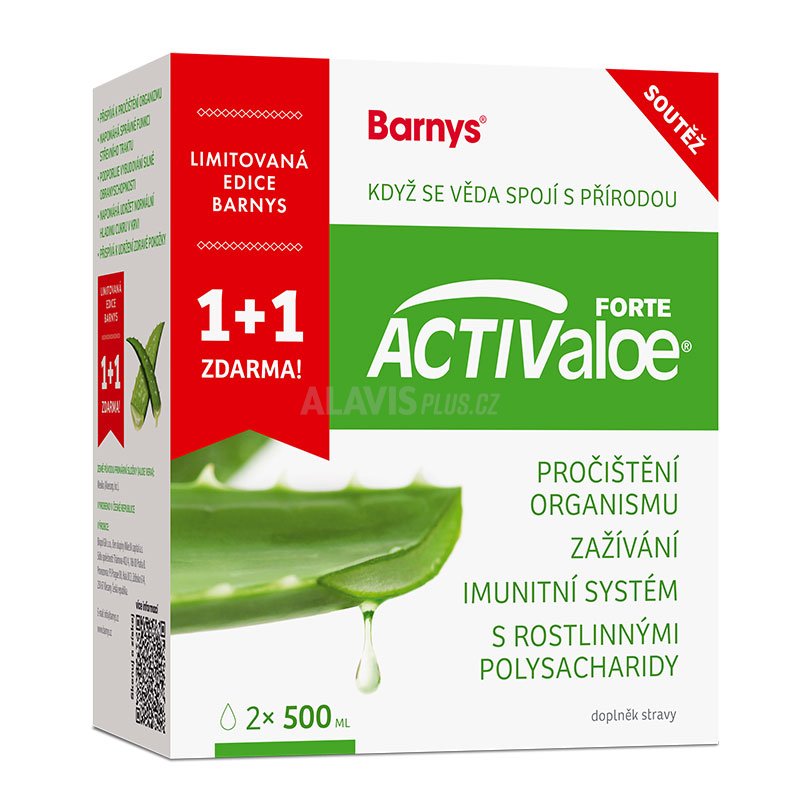 Barnys ACTIValoe® FORTE, 1+1 ZDARMA