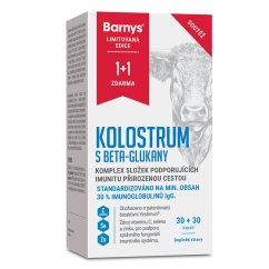 Kolostrum s beta-glukany, 30+30 kapslí ZDARMA