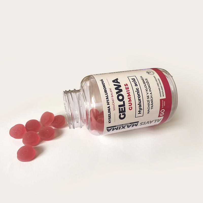 GELOWA GUMMIES JAHODA, 60 žvýkacích bonbónů + 30 kapslí, 1+1 ZDARMA