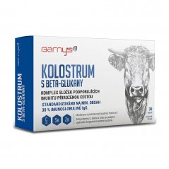 Barny's Kolostrum s beta-glukany, 30 kapslí