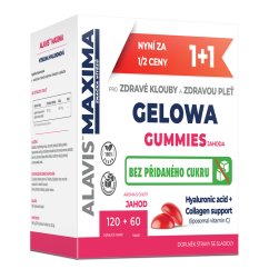 ALAVIS MAXIMA GELOWA GUMMIES JAHODA, 1+1 ZDARMA!
