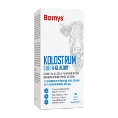 Barnys Kolostrum s beta-glukany, 30 kapslí