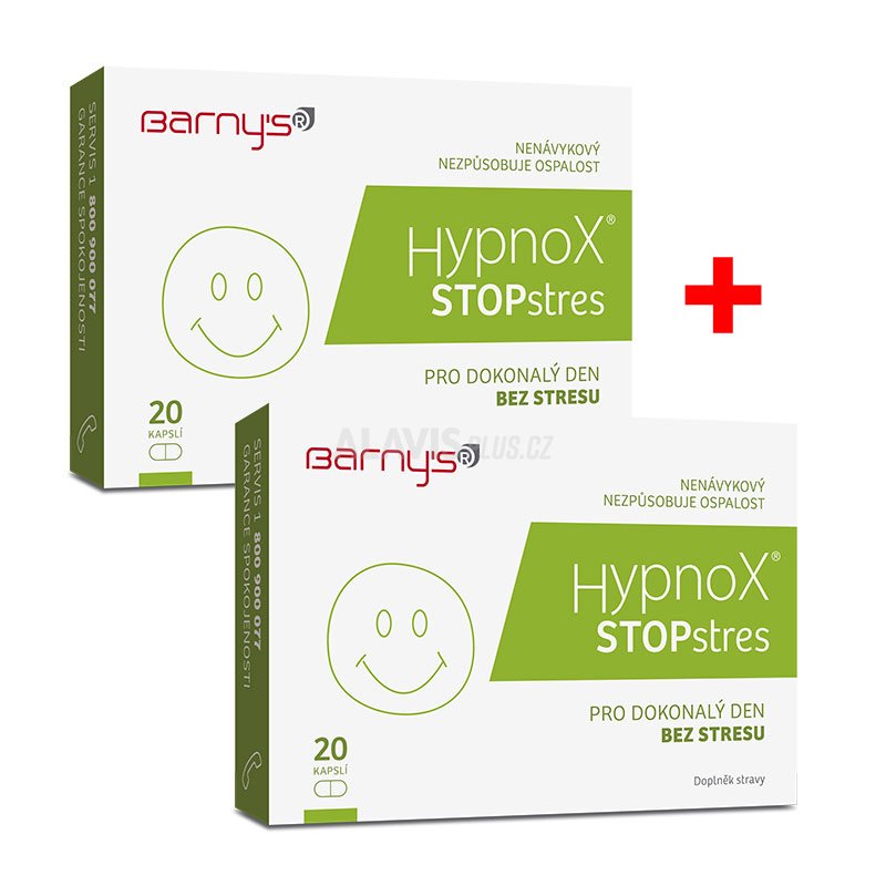 Barny's HypnoX® STOPstres, 20+20 kapslí ZDARMA