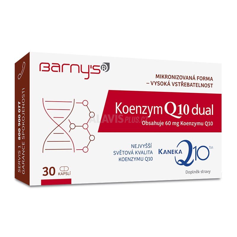 Barnys Koenzym Q10 dual, 30 kapslí
