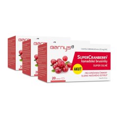 Barnys SuperCranberry™  kanadské brusinky SUPER SILNÉ, 3x20 kapslí