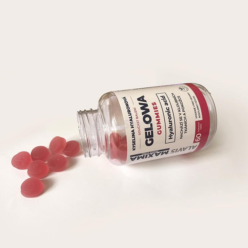 GELOWA GUMMIES JAHODA, 60 žvýkacích tablet + 30 kapslí, 1+1 ZDARMA