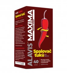 ALAVIS MAXIMA Spalovač tuků, 40 kapslí