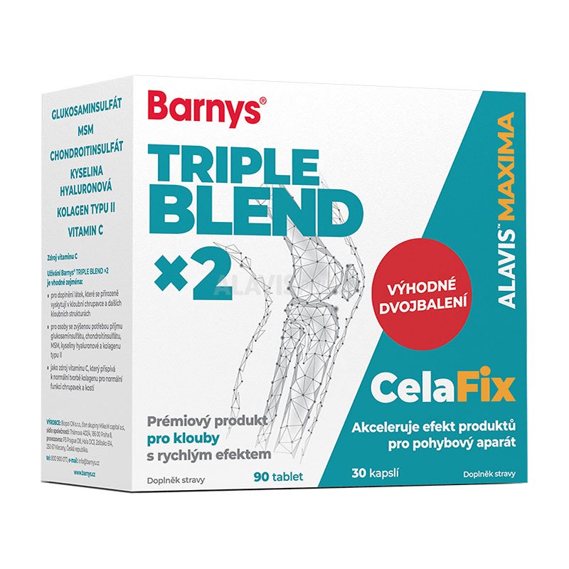 Barnys TRIPLE Blend x2, 90 tablet+30 kapslí