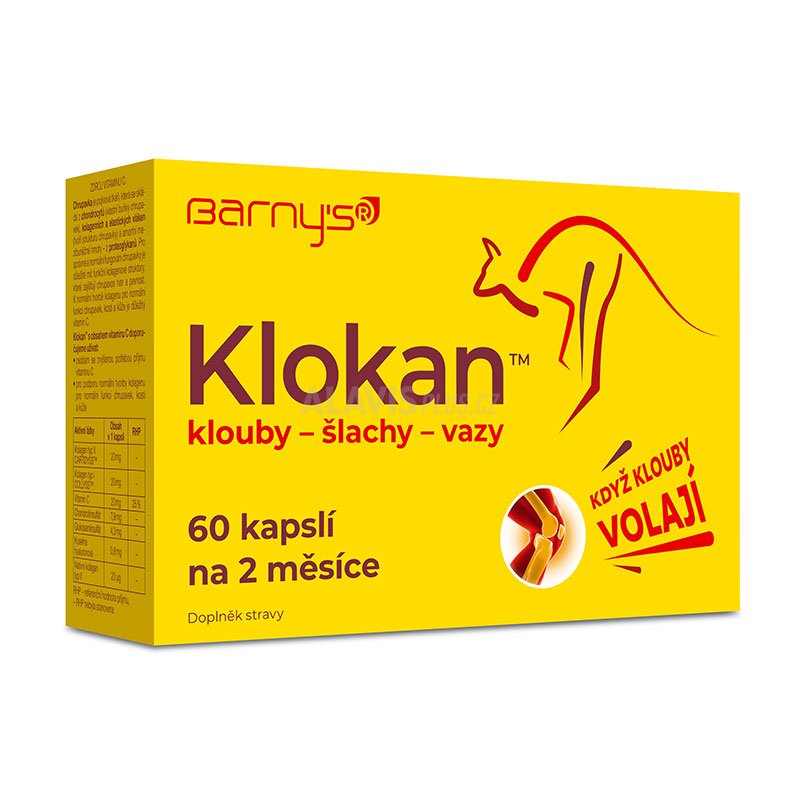 Barnys Klokan™, 60 kapslí