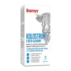 Barnys Kolostrum s beta-glukany, 30 kapslí