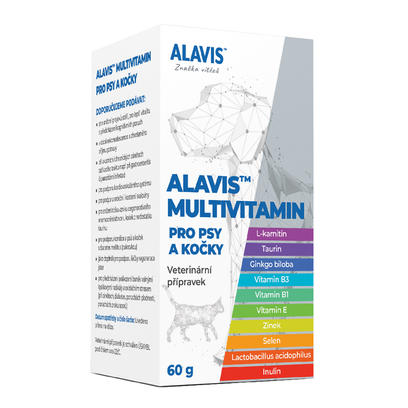 ALAVIS™ Multivitamin pro psy a kočky, 60 g