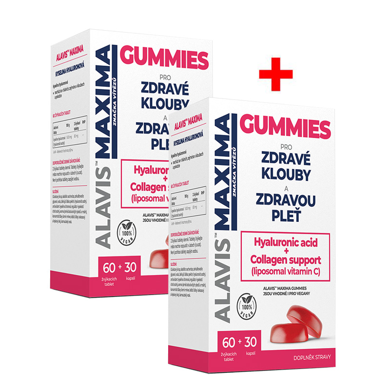 ALAVIS MAXIMA GUMMIES, 1+1 ZDARMA