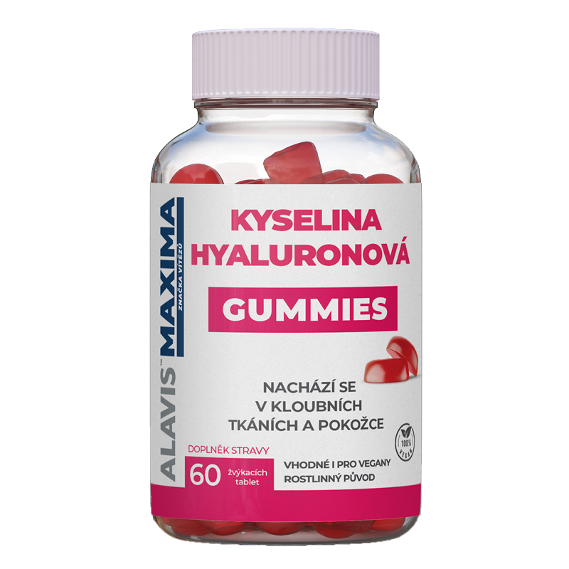 ALAVIS MAXIMA Kyselina hyaluronová GUMMIES, 60 žvýkacích tablet